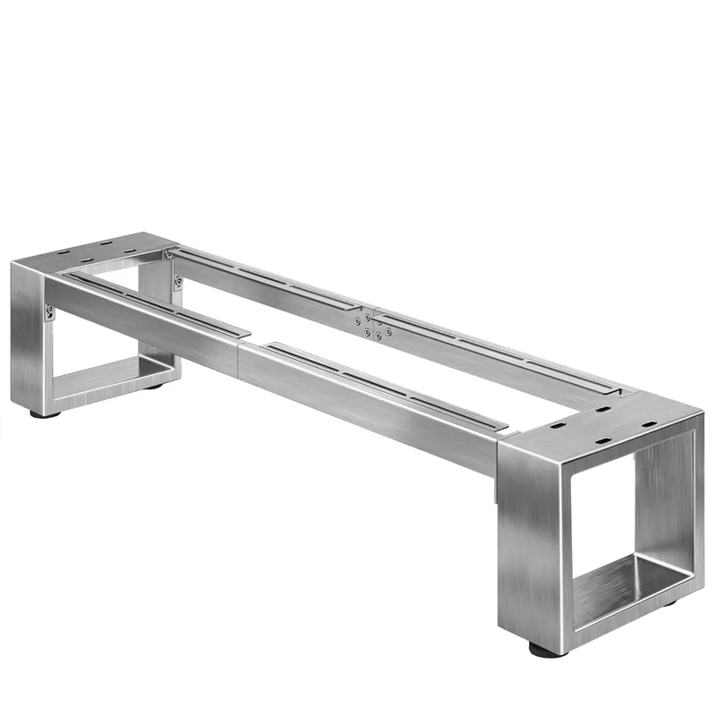 Wochenendangebot MORENA | Sitzbankgestell L: B:H 159 x 40 x 43 cm | 12 cm | Edelstahl