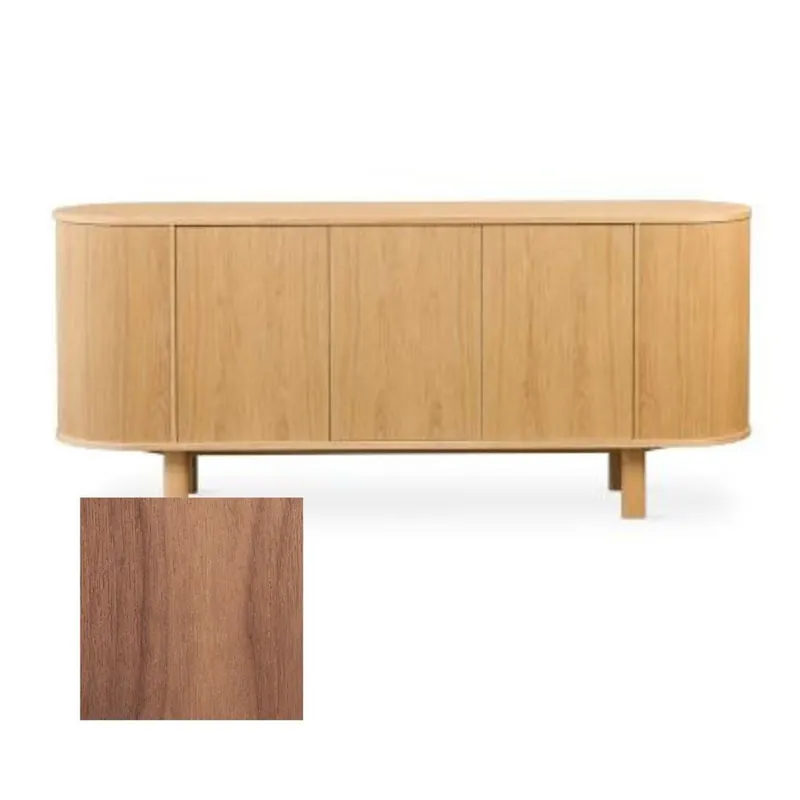 Wochenendangebot Skovby SM543 Sideboard 82x194 cm – Lackiertes Walnussholz