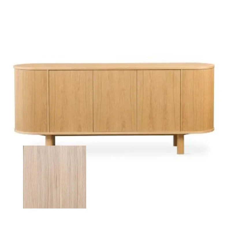 Sonderaktion Skovby SM543 Sideboard 82x194 cm - Weiß geölte Eiche