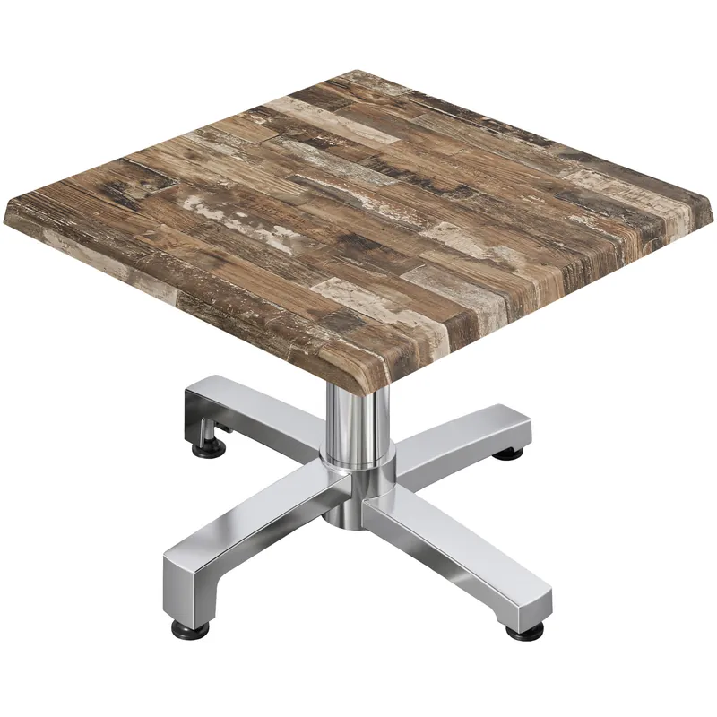 WBO | Jamaika Loungetisch | B:T:H 70 x 70 x 40 cm | Vintage Old / Aluminium | Zusatzgewicht Neue Kollektion