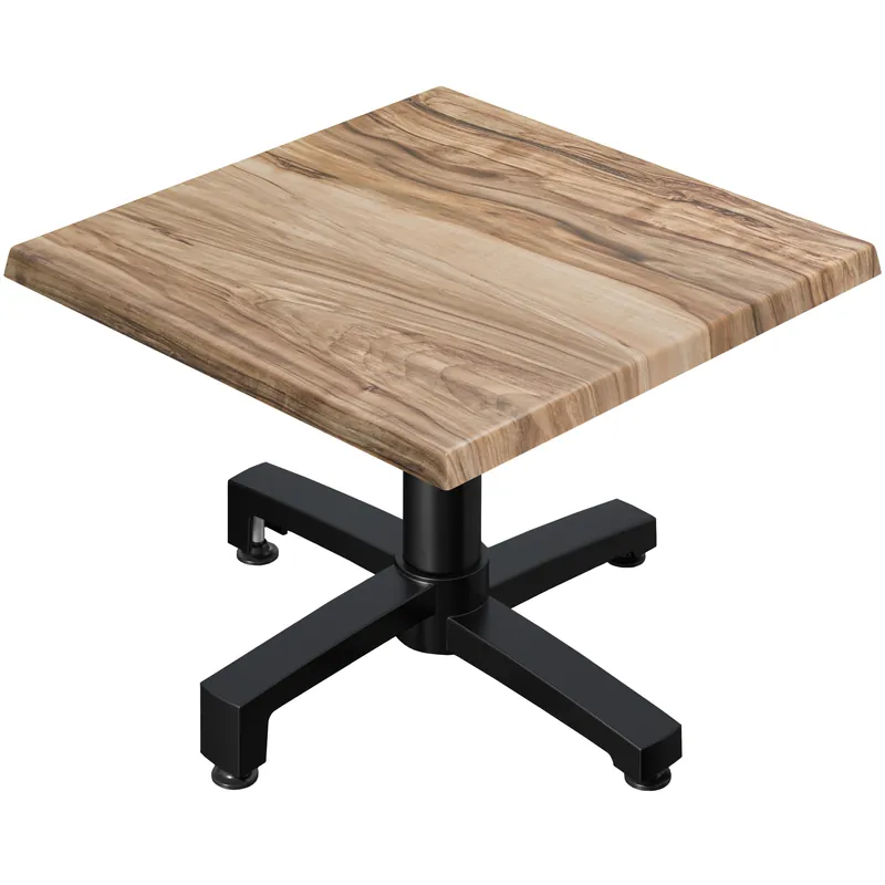 Wochenendangebot WBO | Jamaika Loungetisch | B:T:H 70 x 70 x 40 cm | Sheesham / Schwarz | Zusatzgewicht