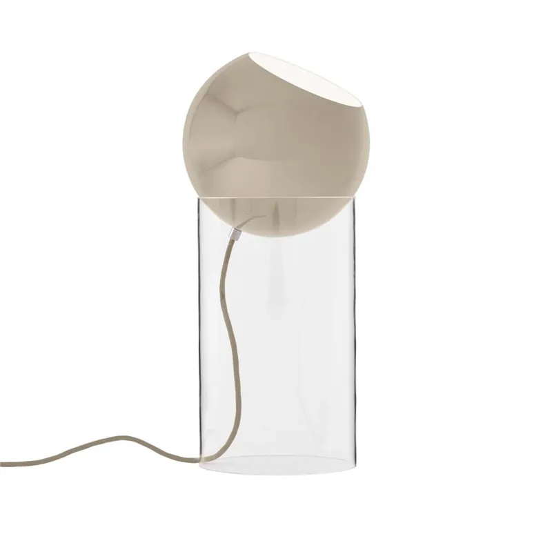 &Tradition Topan Stehleuchte VP14 H: 46,5 cm - Klar/Grau Beige Markenprodukt