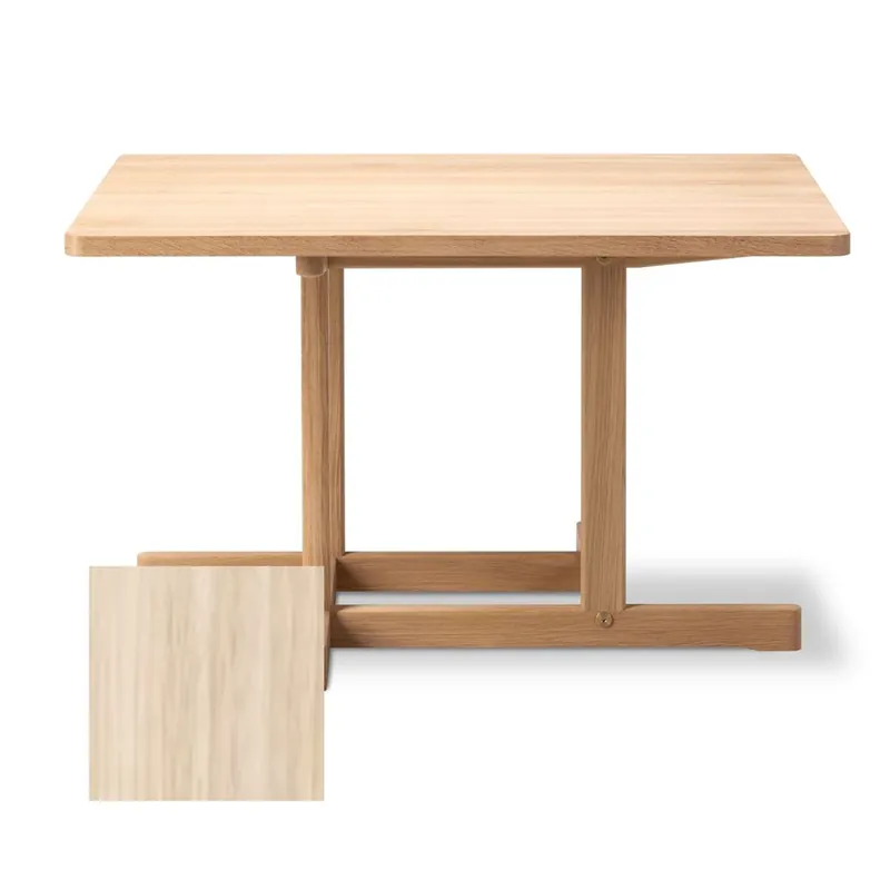 Saisonangebot Fredericia Furniture BM80 Mogensen Couchtisch 90x90 cm - Seifenbehandelte Eiche