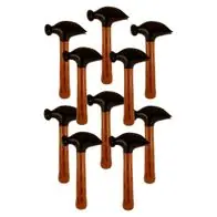 10 x aufblasbare Hammer 60 cm Deko Kostümzubehör Werkzeug zum Aufblasen Preisknaller