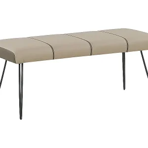 Bank BETIN Kunstleder Beige Nur Für Kurze Zeit