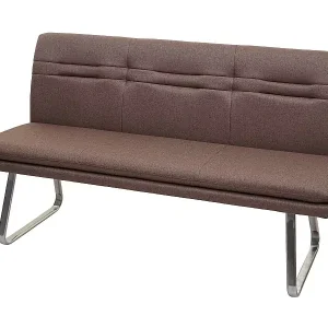 Begrenztes Angebot Sitzbank MCW-H70, Braun 160cm