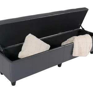 Zertifiziert Sitzbank mit Aufbewahrung Arezzo XXL, Grau