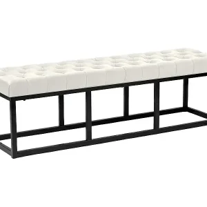 Sitzbank - Samt - creme - Polson Saisonangebot