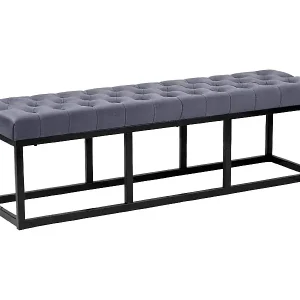 Jetzt Bestellen Sitzbank - Samt - grau - Polson