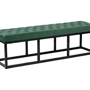 Sitzbank - Samt - grün - Polson Zertifiziert