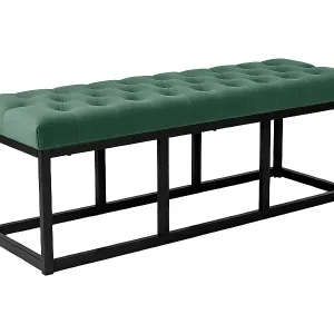 Sitzbank - Samt - grün - Polson Nur Heute