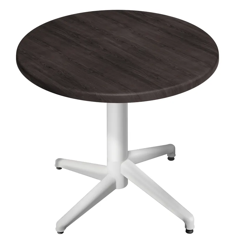 Wochenendangebot WAP | Bistro Außen Tisch | Ø:H 60 x 74 cm | Wenge / Weiß | Rund