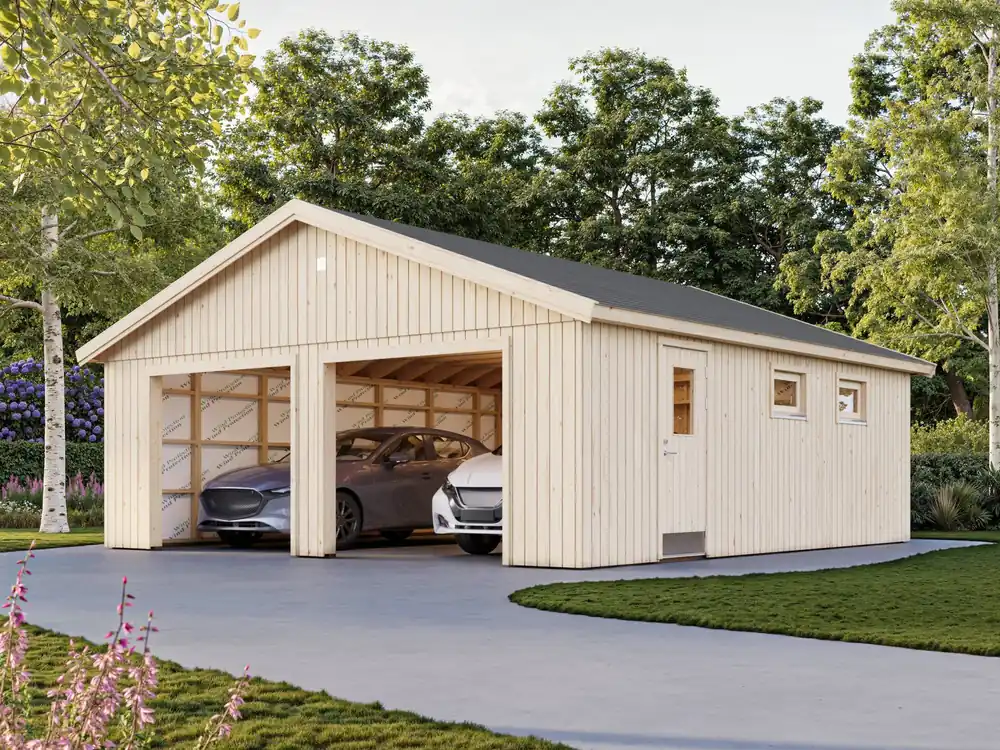Palmako Holzgarage Andre 44,7 m² ohne Tor Sofort Bestellen