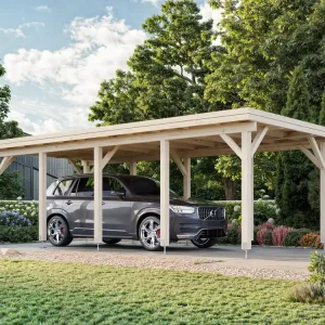 Zertifiziert Palmako Carport Karl 23,1 m²