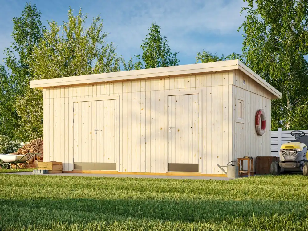 Palmako Gerätehaus Kalle 16,9 m² Sichere Zahlung