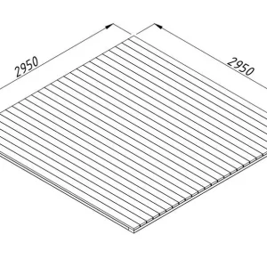 Sonderangebot Palmako Zubehör Pavillon Palmako Connect 28 mm Boden (innen)