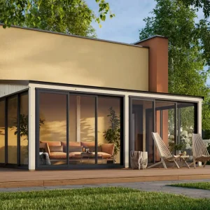 Palmako Gartenzimmer Glashaus Lumi 16,2 m² Slide Plus Neu