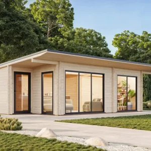 Gratis Versand Palmako Gartenhaus Cecilia 27,3 m²