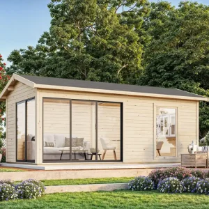 Palmako Gartenhaus Amanda 17,1 m² Slide Plus Expressversand