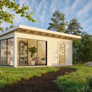 Top-Angebot Palmako Pultdach Gartenhaus Andrea 17,1 m² Slide Plus