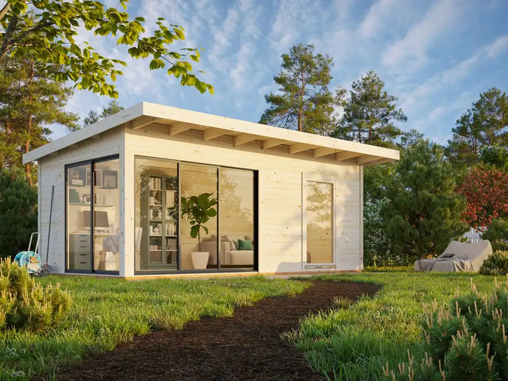 Top-Angebot Palmako Pultdach Gartenhaus Andrea 17,1 m² Slide Plus