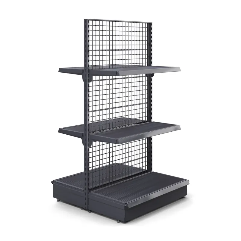 Wochenendangebot BROOKLYN | Gitter Mittelraumregal | B100xH195cm | inkl. 2 Regalböden | Komplett Set