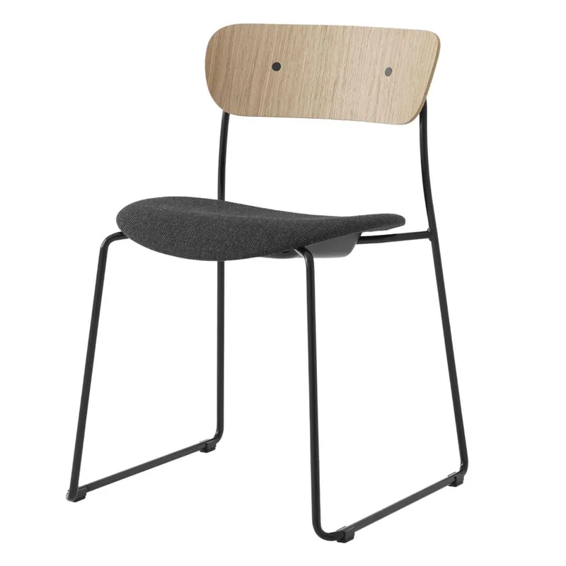 &Tradition Pavilion AV52 Beistellstuhl SH: 47 cm - Lackierte Eiche Heißes Angebot