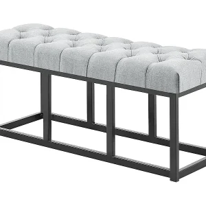 Gratis Versand Sitzbank - Stoff - grau - Amun