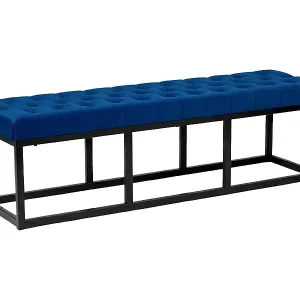 Sitzbank - Samt - blau - Polson Echt