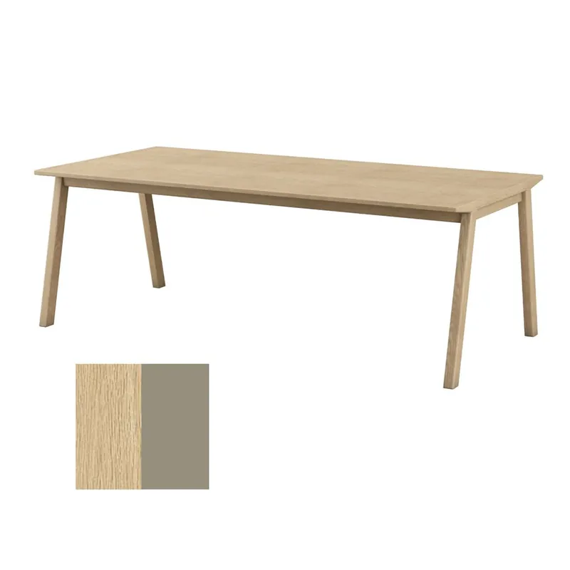 Zertifiziert Skovby SM141EOI Esstisch L: 209 cm – Natur geölt/Muskatnuss Nanola