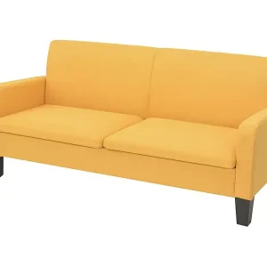 3-Sitzersofa 180 x 65 x76 cm Gelb Direktkauf