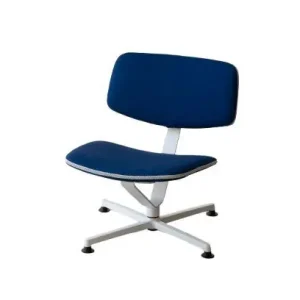 Jetzt Bestellen raawii Arba Loungesessel H: 72 cm - Hellgraues Gestell / blauer Stoff