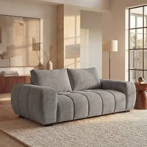 Beliebt Sofa 3-Sitzer - Stoff - Grau - BERENIA