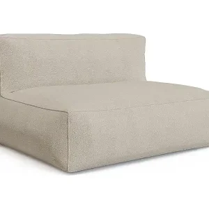 Preisreduziert Gartensofa 2-Sitzer - Bouclé-Stoff - Beige - NOUMARA von MYLIA