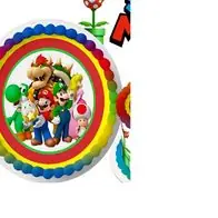 Zertifiziert Essbar Mario Kuchen Party Tortenaufleger Torte Geburstag Zuckerbild