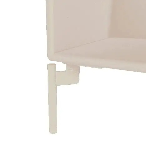 Bestseller Montana MB126 Beine für Regalmodul 4 Stk. H: 12,6 cm – Vanille