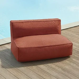 Sale Gartensofa 2-Sitzer - Stoff - Terracotta - NOUMARA von MYLIA