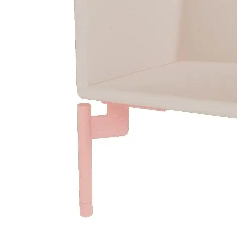 Angebot Montana MB126 Beine für Regalmodul 4 Stk. H: 12,6 cm - Rubin