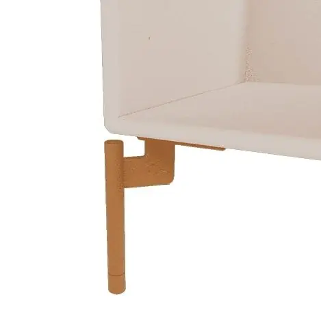 Wochenendangebot Montana MB126 Beine für Regalmodul 4 Stk. H: 12,6 cm – Bernstein