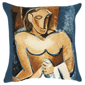 Poulin Design Picasso Pude 45x45 cm - Akt mit Handtuch (1907) Super-Preis