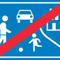 Zertifiziert Spielstraße Ende Schild