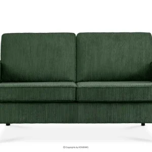 Zweisitzer-Loftsofa aus Kordstoff in dunkelgrün INVIA - Farbe dunkelgrün - KONSIMO. Online-Möbelshop Beliebt