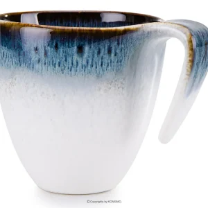 Tasse TIME DIM - Farbe weiß/braun/blau - KONSIMO. Online-Möbelshop Kostenloser Versand