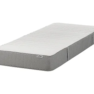 Ausverkauf 7 Zonen Latexmatratze 80x200 cm mittel abnehmbarer Bezug grau / weiß Fantasy