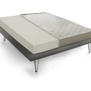 Preiswert Daria-Doppelmatratze, Waterfoam-Matratze, 100 % Made in Italy, milbenhemmend und hypoallergen, 120 x 190 x 14 cm