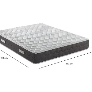 Doppelmatratze Davanz, Memory Foam-Matratze, ergonomische Matratze, Taschenfederkernmatratze, 100 % Made in Italy, 160x190h28 cm Markenprodukt