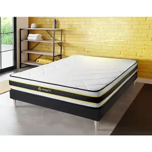 FLEXY Matratze 180x200cm, Taschenfedern und Memory-Schaum, Härtegrad 4, Höhe: 22cm, 3 Komfortzonen Top-Preis