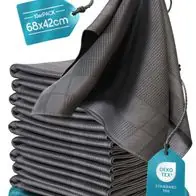 Kostenloser Versand Microfaser Geschirrtücher grau 10 Stück Set