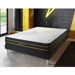 ULTRA Matratze 90x190cm, Memory-Schaum und Mikro-Taschenfedern, Härtegrad 2, Höhe: 26cm, 7 Komfortzonen Bestpreis