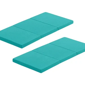 2er-Pack faltbare LULÚ-Reisebettmatratzen – HR D23-Schaum, 120 x 60 cm, 5 cm dick, atmungsaktives und bequemes 3D-Gewebe Rabatt